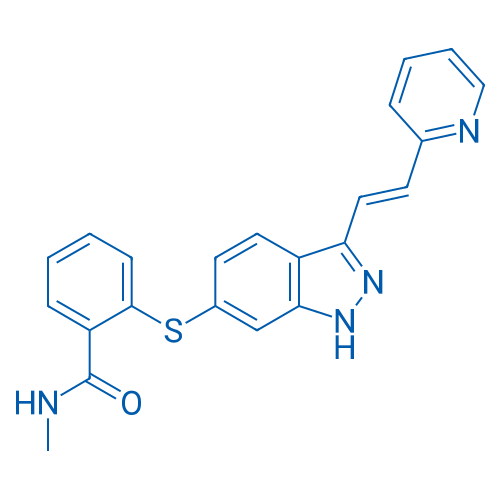 319460-85-0 (E)-N-Methyl-2-((3-(2-(pyridin-2-yl)vinyl)-1H-indazol-6-yl)thio)benzamide