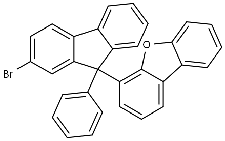 2022184-01-4 Dibenzofuran, 4-(2-bromo-9-phenyl-9H-fluoren-9-yl)-